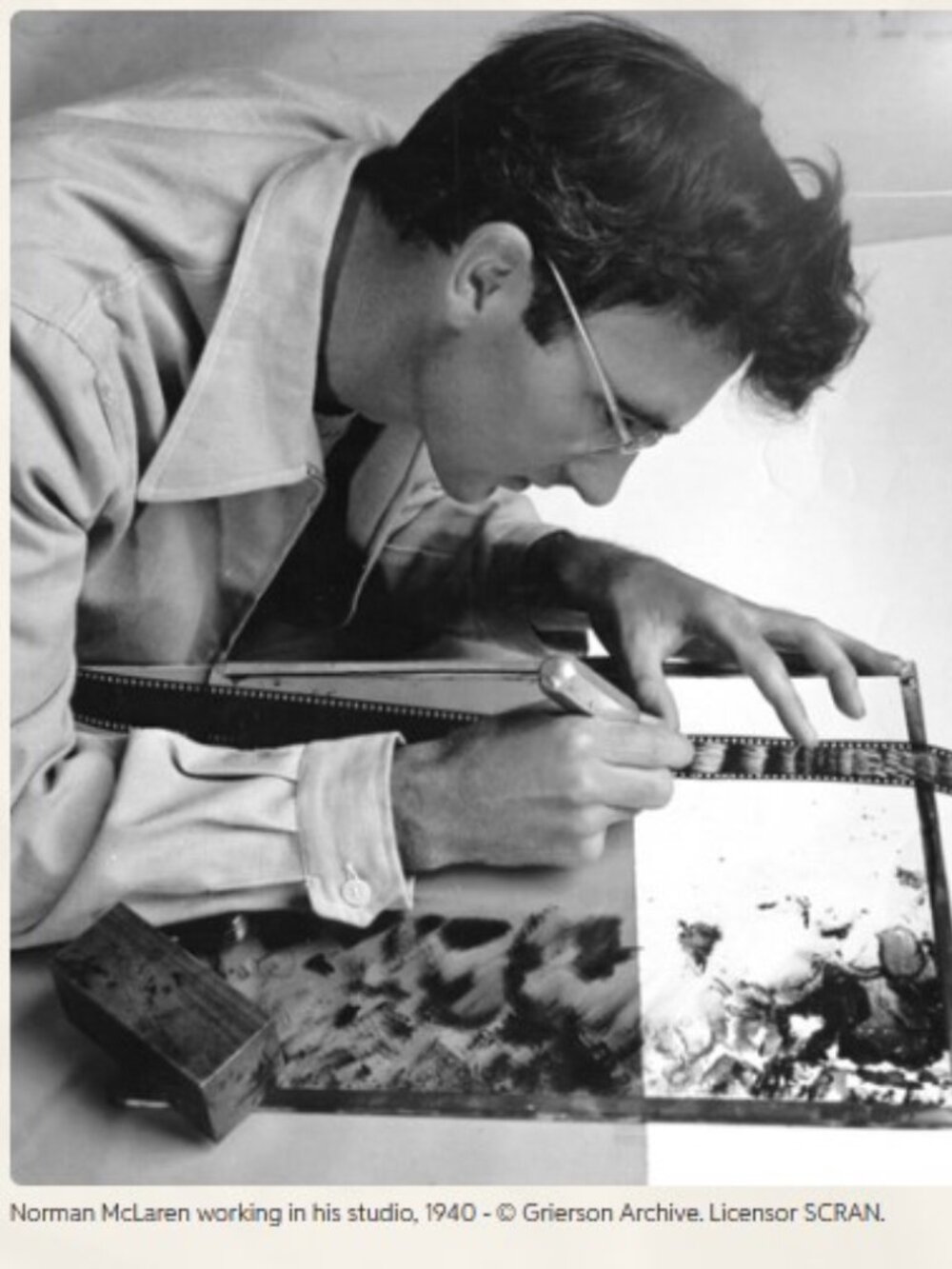Canadian Artist Norman McLaren T-Shirt Animation Film NFB ONF Rare Art Tee - Picture 7 of 8